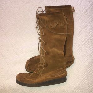 Report Leather Moccasins Size 7